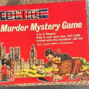 London Murder Mystery Game - Red